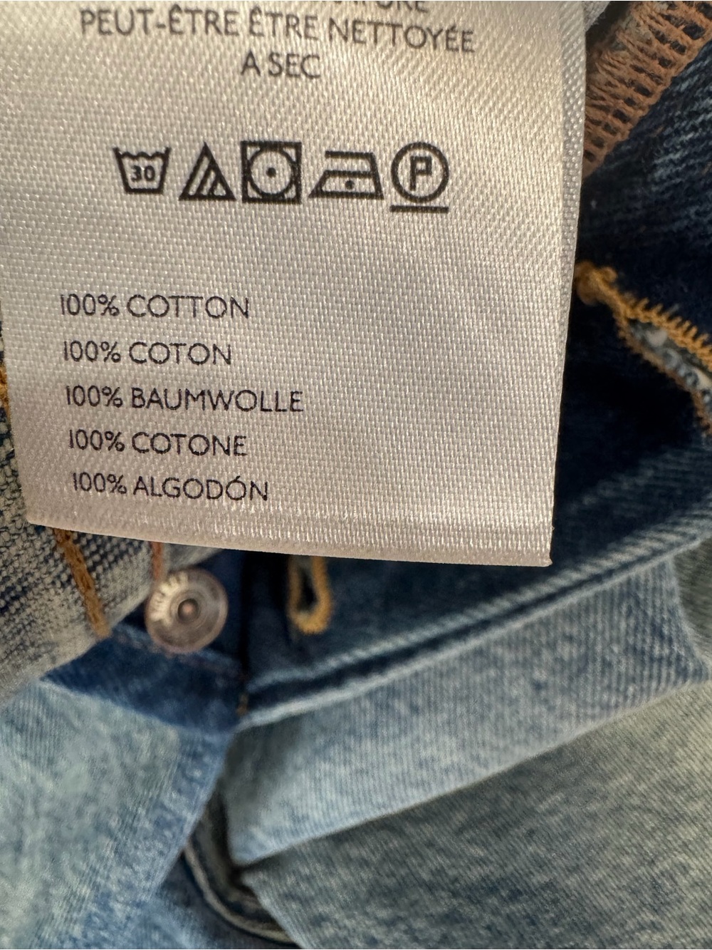 We The Free Relaxed Wide-Leg Light Blue Jeans Women’s 30 ~ WORN ONCE - Picture 5 of 15